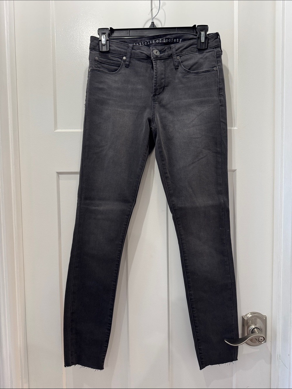 Articles Of Society Washed Black Skinny Jeans Size 26